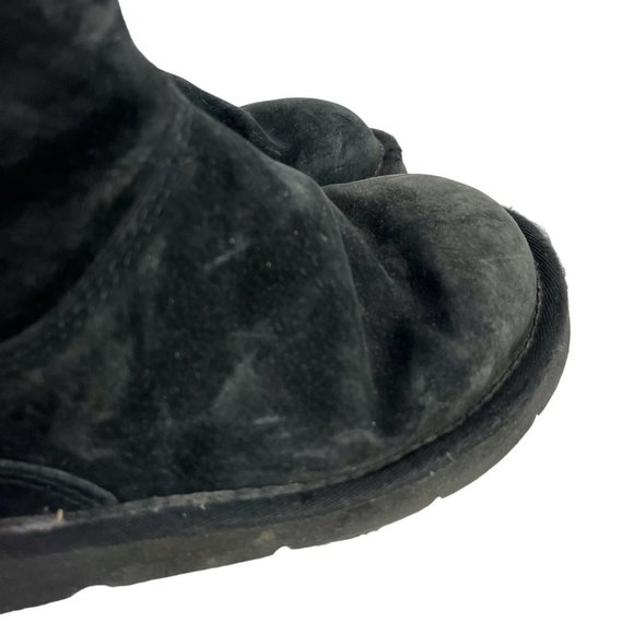 Ugg Australia Womens 5116 Mayfaire Black Side Zip Suede Genuine Leather Boots 6 - Picture 4 of 16